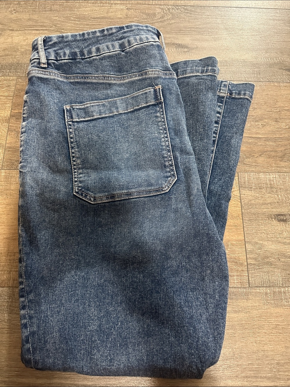 American Eagle Outfitters Women's Dark Blue Flare Jeans
